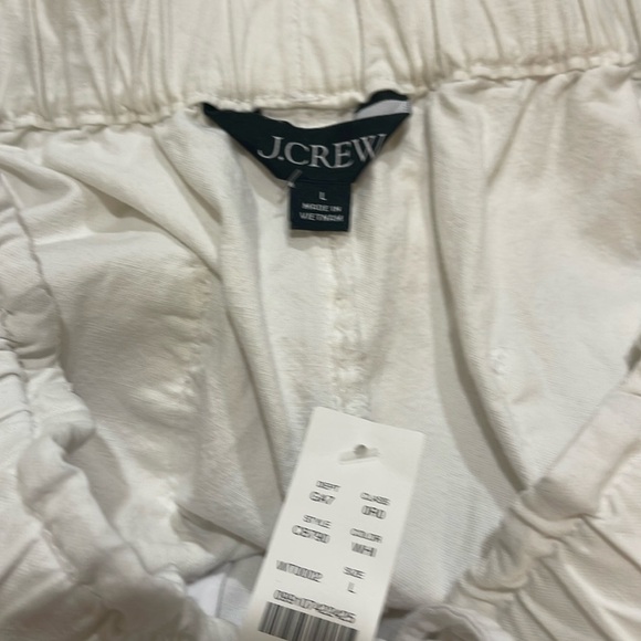 J.Crew NWT drawstring pants in cotton/ linen blend (season 24) - Picture 2 of 13